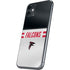 NFL Atlanta Falcons White Striped iPhone 11 Skin